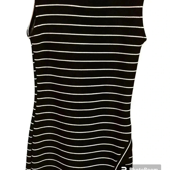 FREE💕 with purchase Woman’s sleeveless dress Seduction, black/white stripe, - Picture 2 of 16
